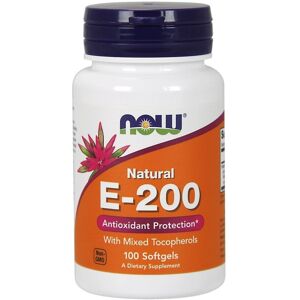 NOW Foods Vitamin E-200 Natural Mixed Tocopherols Softgels - Vitamins NOW Foods Vitamin E-200 Natural Mixed Tocopherols Softgels - Vitamins
