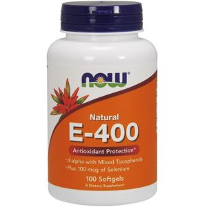NOW FOODS Vitamin E 400 IU Selenium 100 Softgels NOW FOODS Vitamin E 400 IU Selenium 100 Softgels