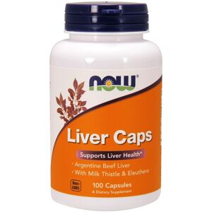 Now Foods Liver Caps - Beef Liver, Milk Thistle & Siberian Ginseng - Dietary Supplement Now Foods Liver Caps - Beef Liver, Milk Thistle & Siberian Ginseng - Dietary Supplement