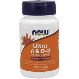 Now Foods Ultra A & D3, 25,000/1,000 IU - 100 softgels Now Foods Ultra A & D3, 25,000/1,000 IU - 100 softgels