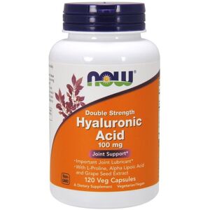 NOW Foods Hyaluronic Acid 100mg Double Strength - Dietary Supplement NOW Foods Hyaluronic Acid 100mg Double Strength - Dietary Supplement