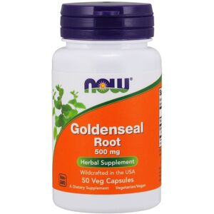 Now Foods Goldenseal Root 500MG - Herbal Supplement - 50 Capsules Now Foods Goldenseal Root 500MG - Herbal Supplement - 50 Capsules