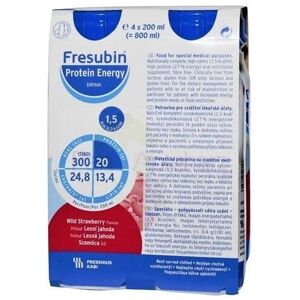 Fresenius Fresubin Protein Energy Strawberry ( 4 x 200ml) - 4x200ml Fresenius Fresubin Protein Energy Strawberry ( 4 x 200ml) - 4x200ml