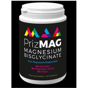 Unbranded PrizMAG Magnesium Bisglycinate 90 Capsules - Vegan, Hypoallergenic, Oxide & Fill Unbranded PrizMAG Magnesium Bisglycinate 90 Capsules - Vegan, Hypoallergenic, Oxide & Fill