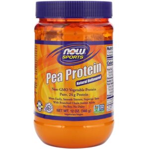 Now Foods, Sports, Pea Protein, Natural Unflavored, 12 oz (340 g) Now Foods, Sports, Pea Protein, Natural Unflavored, 12 oz (340 g)