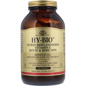 Solgar, Hy-Bio, Citrus Bioflavonoids, Vitamin C, Rutin & Rose Hips, 250 Tablets Solgar, Hy-Bio, Citrus Bioflavonoids, Vitamin C, Rutin & Rose Hips, 250 Tablets