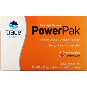 Trace Minerals Research PowerPak - Electrolyte Supplement - Orange Blast Trace Minerals Research PowerPak - Electrolyte Supplement - Orange Blast