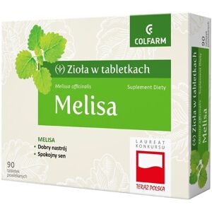 COLFARM Melisa 90 - Calming Herbal Supplement for Stress Relief, Sleep Support & COLFARM Melisa 90 - Calming Herbal Supplement for Stress Relief, Sleep Support &