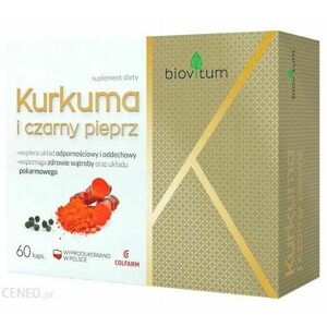 COLFARM Biovitum Turmeric & Black Pepper - Dietary Supplement COLFARM Biovitum Turmeric & Black Pepper - Dietary Supplement