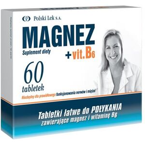 Sklep polski MAGNEZ + vit.B6 Magnesium 60x tablets Magne B6 Cramp Stress Fatigue Vitamin B Sklep polski MAGNEZ + vit.B6 Magnesium 60x tablets Magne B6 Cramp Stress Fatigue Vitamin B