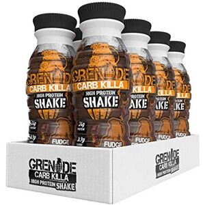 Grenade Carb Killa High Protein Shake Fudge Brownie, 8 x 330 ml Grenade Carb Killa High Protein Shake Fudge Brownie, 8 x 330 ml