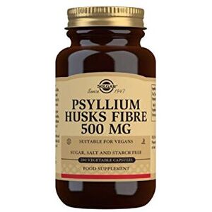 Solgar Psyllium Husks Fibre 500 mg Vegetable Capsules - Pack of 200 Solgar Psyllium Husks Fibre 500 mg Vegetable Capsules - Pack of 200