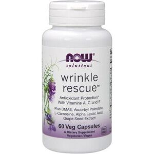 NOW Foods NOW Wrinkle Rescue Antioxidant Vitamin A C E 60 Veg Capsules NOW Foods NOW Wrinkle Rescue Antioxidant Vitamin A C E 60 Veg Capsules