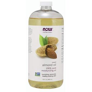 NOW Foods NOW Solutions, Sweet Almond Oil, 100% Pure Moisturizing Oil, Promotes Healthy-Lo NOW Foods NOW Solutions, Sweet Almond Oil, 100% Pure Moisturizing Oil, Promotes Healthy-Lo