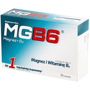 Unbranded Magnesium + Vitamin B6 30 tablets of Aflofarm magnez b6 menmag Unbranded Magnesium + Vitamin B6 30 tablets of Aflofarm magnez b6 menmag