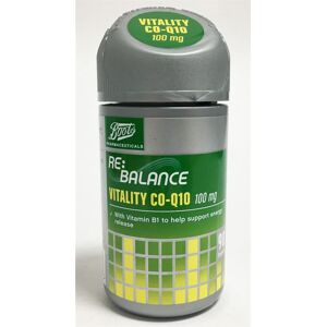 Boots Re:Balance Co-Q10 100mg Vitamin B1 Supplement - Vitamin Supplement Boots Re:Balance Co-Q10 100mg Vitamin B1 Supplement - Vitamin Supplement