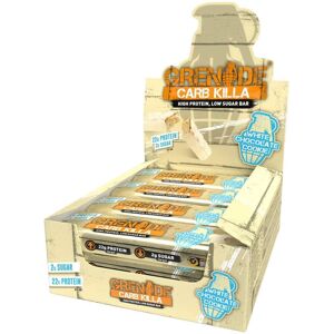 Grenade Carb Killa High Protein and Low Carb Bar, 12 x 60 g - White Chocolate Co Grenade Carb Killa High Protein and Low Carb Bar, 12 x 60 g - White Chocolate Co