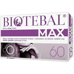 Polharma Biotebal Max 10 mg, 60 tablets , Hair Nails, Włosy Paznokcie Polharma Biotebal Max 10 mg, 60 tablets , Hair Nails, Włosy Paznokcie