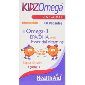 Health Aid KidzOmega - Omega-3, 60 Capsules - Kids' Supplement Health Aid KidzOmega - Omega-3, 60 Capsules - Kids' Supplement