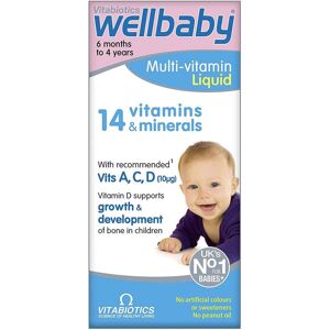 Vitabiotics Wellbaby Infant Liquid Essential Multivitamin Support for Your Baby' Vitabiotics Wellbaby Infant Liquid Essential Multivitamin Support for Your Baby'