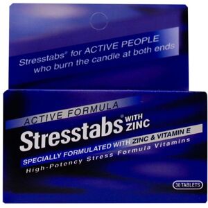 Unbranded Stresstabs With Zinc Tablets 30's Unbranded Stresstabs With Zinc Tablets 30's