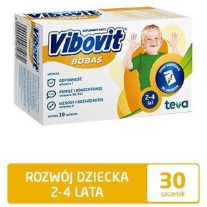 TEVA PHARMACEUTICALS Vibovit Baby, for children aged 2 to 4, vanilla flavour, 30 sachets TEVA PHARMACEUTICALS Vibovit Baby, for children aged 2 to 4, vanilla flavour, 30 sachets