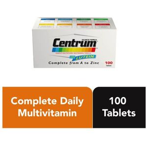 Centrum With Lutein, energy and immune support tablets complete multivitamin fo Centrum With Lutein, energy and immune support tablets complete multivitamin fo