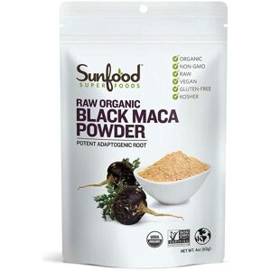 Sunfood Superfoods Maca Powder Black Organic 4 Oz Sunfood Superfoods Maca Powder Black Organic 4 Oz