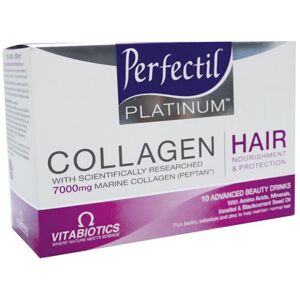 Vitabiotics Perfectil Platinum Collagen Hair Drink 50ML 10's Vitabiotics Perfectil Platinum Collagen Hair Drink 50ML 10's