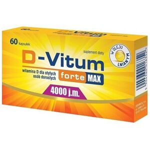 OLEOFARM D-Vitum Forte Max 4000 j.m., 60 kapsułek OLEOFARM D-Vitum Forte Max 4000 j.m., 60 kapsułek