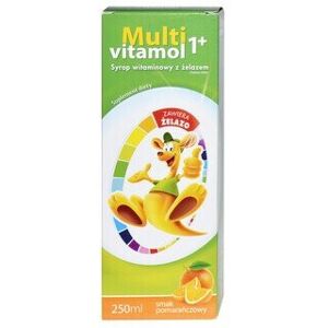 Natur Produkt Zdrovit Multivitamol 1 + syrop witaminowy z żelazem dla dzieci od 1 roku życia - 250 ml Natur Produkt Zdrovit Multivitamol 1 + syrop witaminowy z żelazem dla dzieci od 1 roku życia - 250 ml
