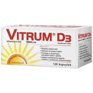Takeda Pharma VITRUM D3 Natural Vitamin D 1000 IU, 120 Capsules – Supports Immune, Bone Health Takeda Pharma VITRUM D3 Natural Vitamin D 1000 IU, 120 Capsules – Supports Immune, Bone Health