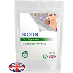 VitaMinute B7 Biotin MAX 10000mcg - 30 Tablets (V) Skin, Hair, Nails Support, UK VitaMinute B7 Biotin MAX 10000mcg - 30 Tablets (V) Skin, Hair, Nails Support, UK