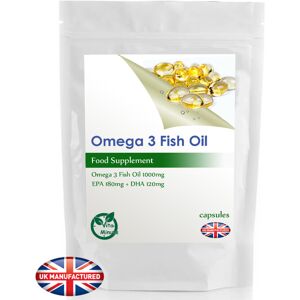 VitaMinute Omega 3 1000mg Fish Oil - 30 Softgel Capsules - Brain, Heart - UK VitaMinute Omega 3 1000mg Fish Oil - 30 Softgel Capsules - Brain, Heart - UK