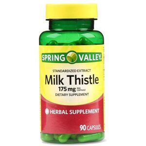 Spring Valley Milk Thistle Extract 175 mg, 90 Capsules – Gluten-Free, Soy-Free, Spring Valley Milk Thistle Extract 175 mg, 90 Capsules – Gluten-Free, Soy-Free,