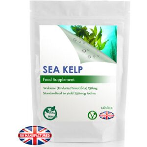 VitaMinute 60 Tablets - Sea Kelp 150mg, High Iodine 250mcg, Thyroid, Hair Skin VitaMinute 60 Tablets - Sea Kelp 150mg, High Iodine 250mcg, Thyroid, Hair Skin