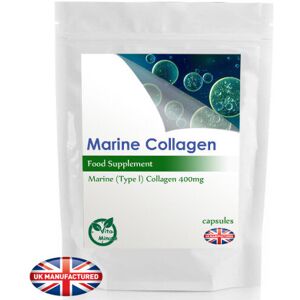 VitaMinute 120 Capsules - Marine Collagen 400mg, Skin Hair Joints Anti-Ageing UK VitaMinute 120 Capsules - Marine Collagen 400mg, Skin Hair Joints Anti-Ageing UK