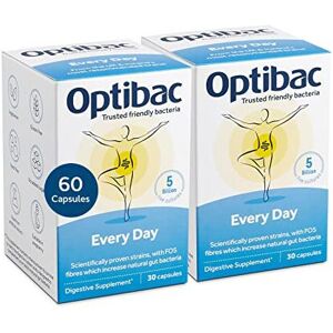 Optibac Probiotics Every Day - Digestive Supplement with 5 Billion Bacterial Cul Optibac Probiotics Every Day - Digestive Supplement with 5 Billion Bacterial Cul