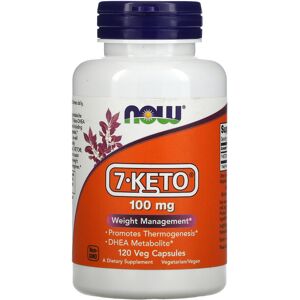 Now Foods, 7-KETO, 100 mg, 120 Veg Capsules Now Foods, 7-KETO, 100 mg, 120 Veg Capsules