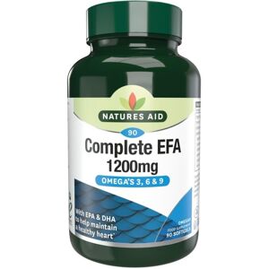 Natures Aid Complete EFA 1200mg Omega s 3 6 & 9 Softgels 90 capsules Natures Aid Complete EFA 1200mg Omega s 3 6 & 9 Softgels 90 capsules