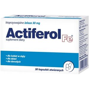 POLSKI LEK ACTIFEROL FE iron 30mg - 30capsules POLSKI LEK ACTIFEROL FE iron 30mg - 30capsules