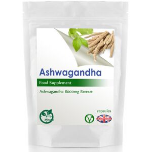 VitaMinute Ashwagandha 8000mg Extract (100 Capsules) Natural Adaptogen UK (V) VitaMinute Ashwagandha 8000mg Extract (100 Capsules) Natural Adaptogen UK (V)