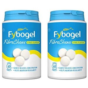 Fybogel - Citrus Flavour Fibre Chews - 60 Chews - Pack of 2 Fybogel - Citrus Flavour Fibre Chews - 60 Chews - Pack of 2