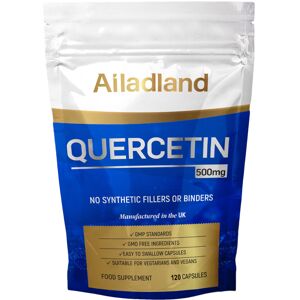 Ailadland (120 Capsules) Quercetin 500mg High Strength Antioxidant Immune Support Suppleme Ailadland (120 Capsules) Quercetin 500mg High Strength Antioxidant Immune Support Suppleme