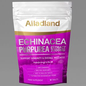 Ailadland (90 Tablets) Echinacea 2000mg Tablets Echinacea Purpurea, Immune System Support Ailadland (90 Tablets) Echinacea 2000mg Tablets Echinacea Purpurea, Immune System Support