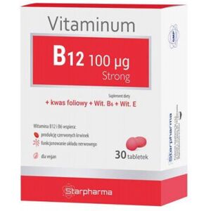 Starpharma Vitamin B12 100mcg Strong - 30 Tablets Starpharma Vitamin B12 100mcg Strong - 30 Tablets