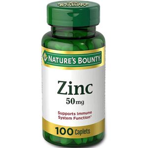 Unbranded Nature's Bounty Zinc Chelated 50mg Tablets 100's Unbranded Nature's Bounty Zinc Chelated 50mg Tablets 100's