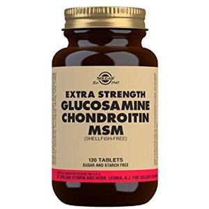 Solgar Extra Strength Glucosamine Chondroitin MSM Tablets Pack of 120 Solgar Extra Strength Glucosamine Chondroitin MSM Tablets Pack of 120