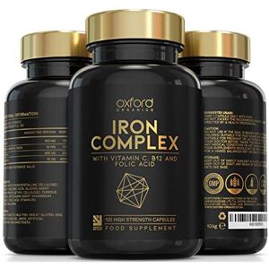 Oxford Organics Vegan Iron Tablets High Strength 14mg – 120 Daily Gentle Iron Tablets with Ferro Oxford Organics Vegan Iron Tablets High Strength 14mg – 120 Daily Gentle Iron Tablets with Ferro