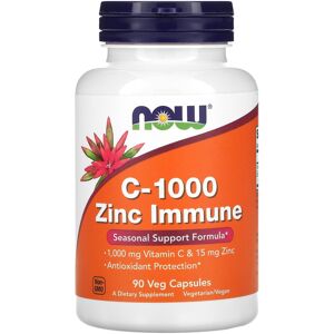 NOW Foods C-1000 Zinc Immune - 90 Veggie Capsules NOW Foods C-1000 Zinc Immune - 90 Veggie Capsules